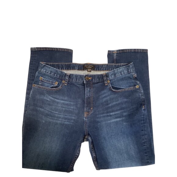 Banana Republic Mens Slim Tech Motion Jeans 34/30 Blue Denim - Picture 2 of 5